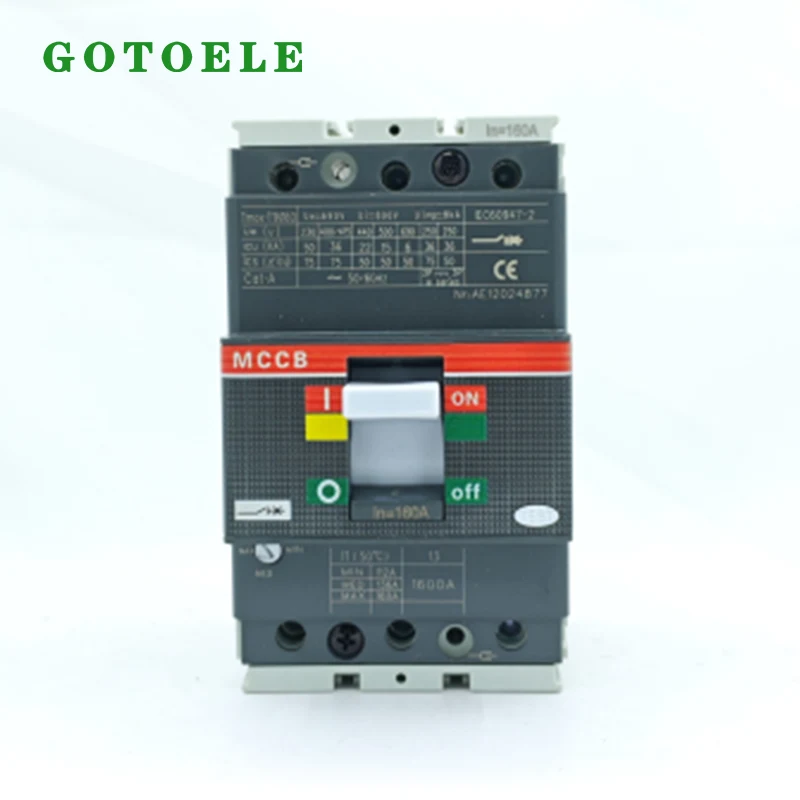 ABB TMAX Series โมลเคสเซอร์กิตเบรกเกอร์ 3P 63A - 1600A