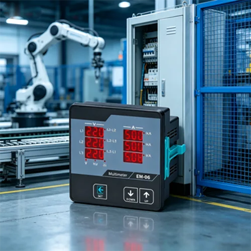 EM-06 Three Phase Voltage Current Digital Panel Meter