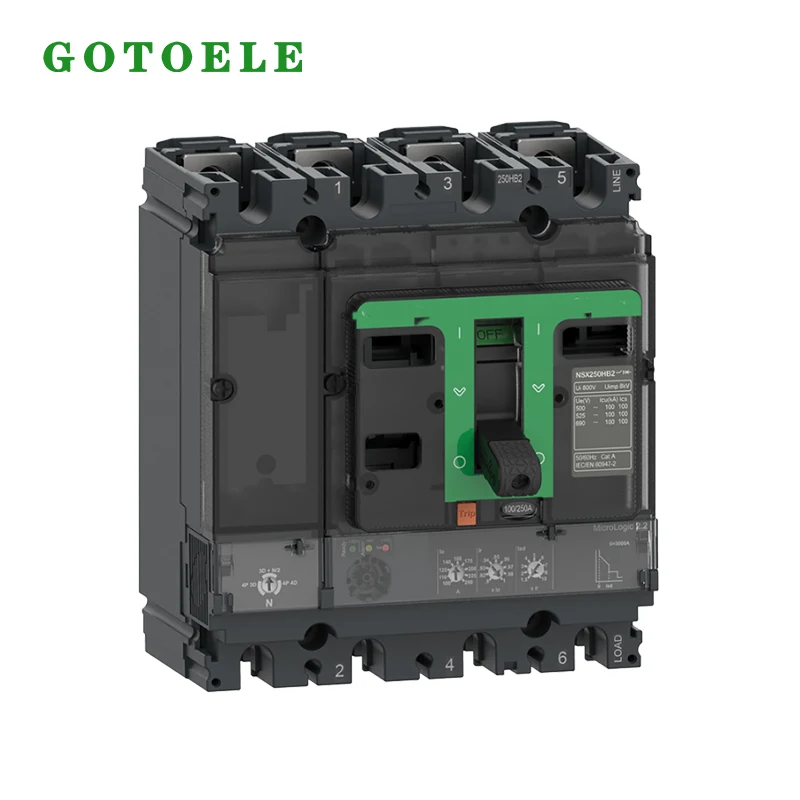 เซอร์กิตเบรกเกอร์แบบขึ้นรูปสไตล์ NSX 3P 63A - 1600A